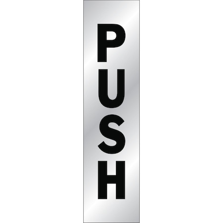 Hy-Ko Push Sign 4.5" x 4.5", 10PK A00499